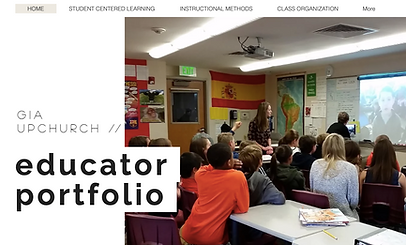 Educator Portfolio screenshot